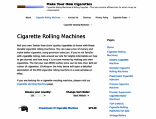 makeyourcigarettes.com screenshot