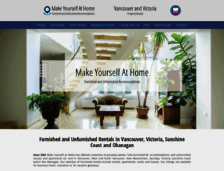 makeyourselfathome.com screenshot