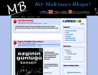 makinaciyiz.blogspot.com screenshot