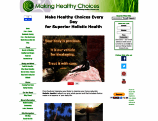 making-healthy-choices.com screenshot