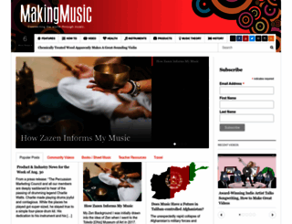 makingmusicmag.com screenshot