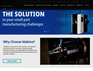 makino.com screenshot