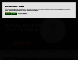 makita.cz screenshot