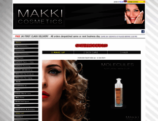 makkicosmetics.com screenshot