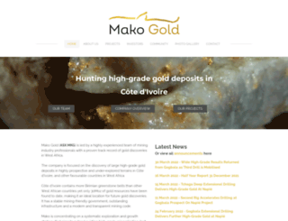 makogold.com.au screenshot