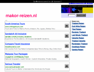 makor-reizen.nl screenshot