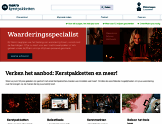 makrokerstpakketten.nl screenshot