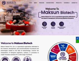 maksunbiotech.com screenshot