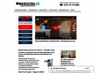 makulera.se screenshot