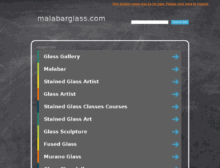 malabarglass.com screenshot