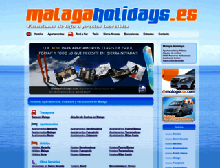 malagaholidays.es screenshot