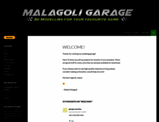 malagoligarage.wordpress.com screenshot