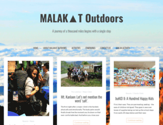 malakatoutdoors.org screenshot