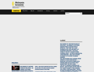malaysia-chronicle.com screenshot