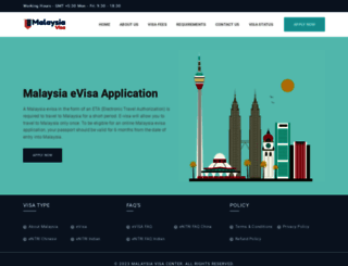 malaysia-visa.org.in screenshot