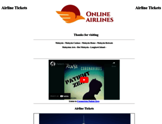 malaysiaairlines.com.au screenshot