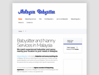 malaysiababysitter.com screenshot