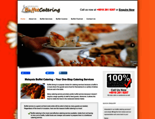 malaysiabuffetcatering.com screenshot