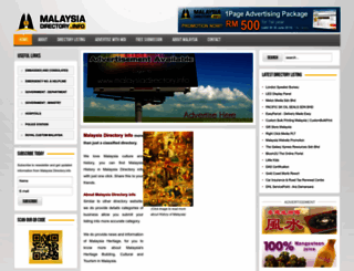 malaysiadirectory.info screenshot