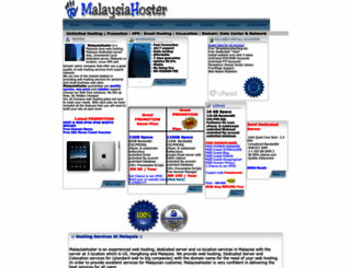 malaysiahoster.com screenshot