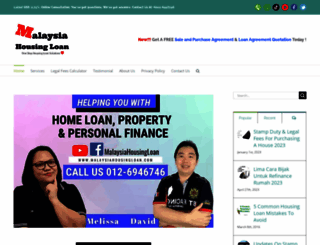 malaysiahousingloan.com screenshot