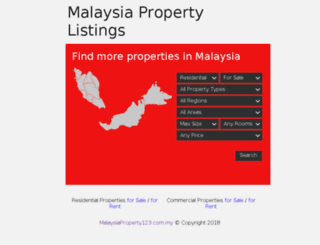 malaysiaproperty123.com.my screenshot