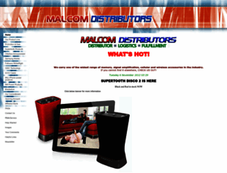 malcomdistributors.com screenshot