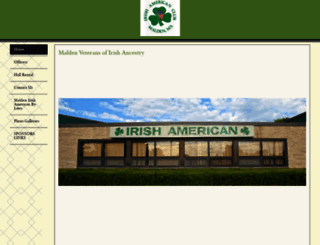 maldenirishamerican.org screenshot