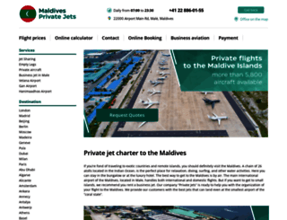maldivesairport.aero screenshot