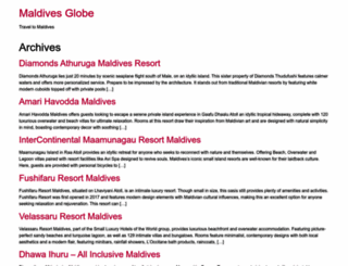 maldivesglobe.com screenshot