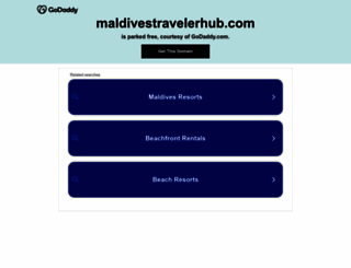 maldivestravelerhub.com screenshot