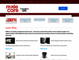 malecare.org screenshot