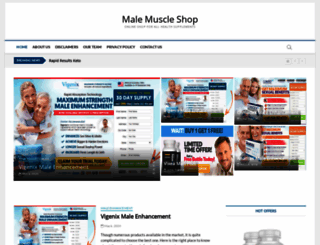 malemuscleshop.com screenshot