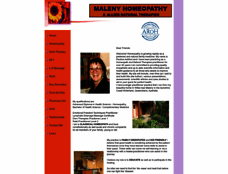 malenyhomeopathy.com screenshot