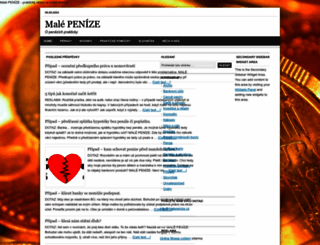 malepenize.cz screenshot