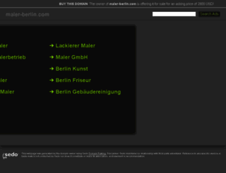 maler-berlin.com screenshot