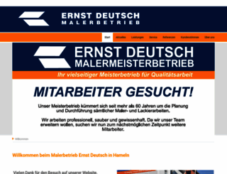 maler-ernst-deutsch.de screenshot