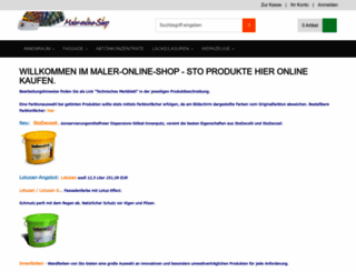 maler-online-shop.de screenshot