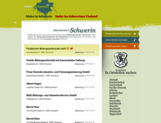 maler-schwerin.de screenshot