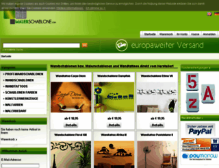 malerschablone.com screenshot