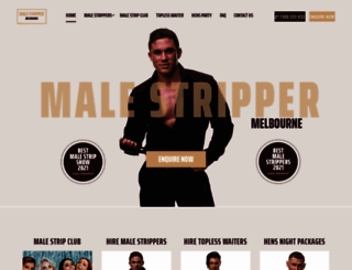 malestrippermelbourne.com.au screenshot