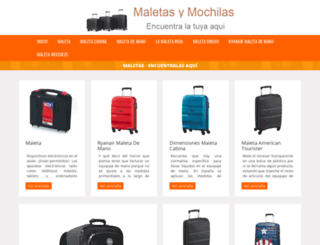 maletasweb.com screenshot