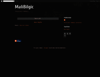 malibilgic.blogspot.com screenshot