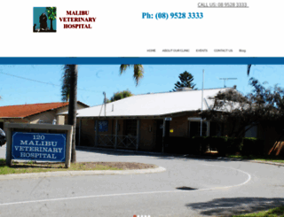 malibuvet.com.au screenshot