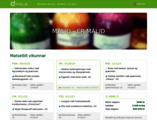 malid.ru.is screenshot