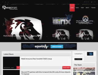 malik.esportsify.com screenshot