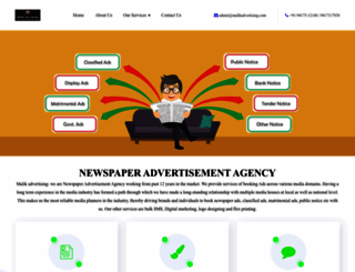malikadvertising.com screenshot