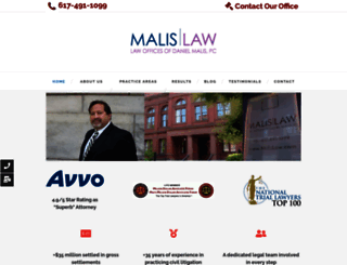 malislaw.com screenshot