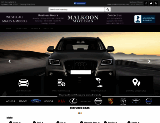 malkoonmotors.com screenshot