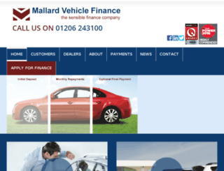 mallardvehiclefinance.co.uk screenshot